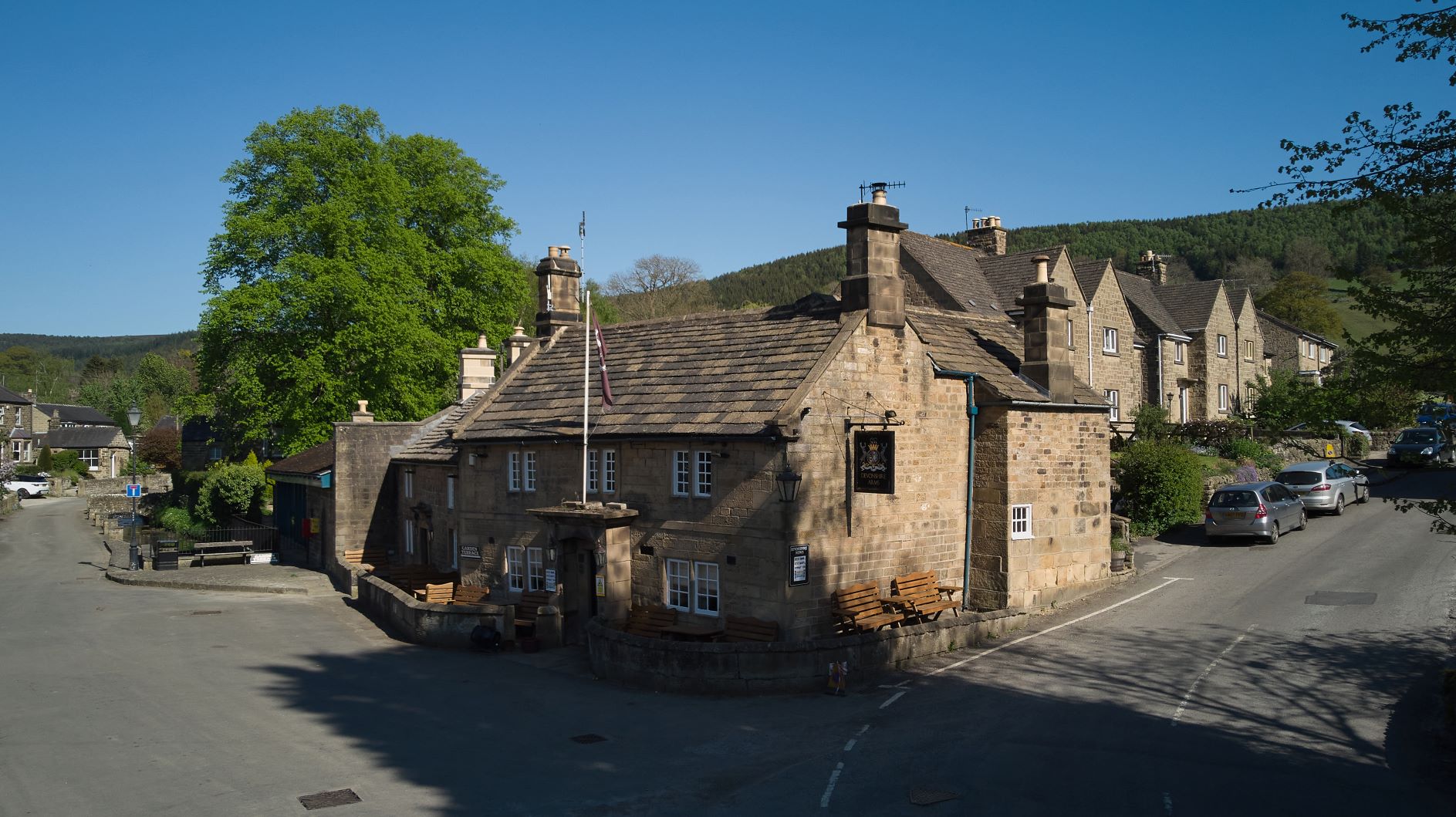 Devonshire Arms, Beeley, Street View