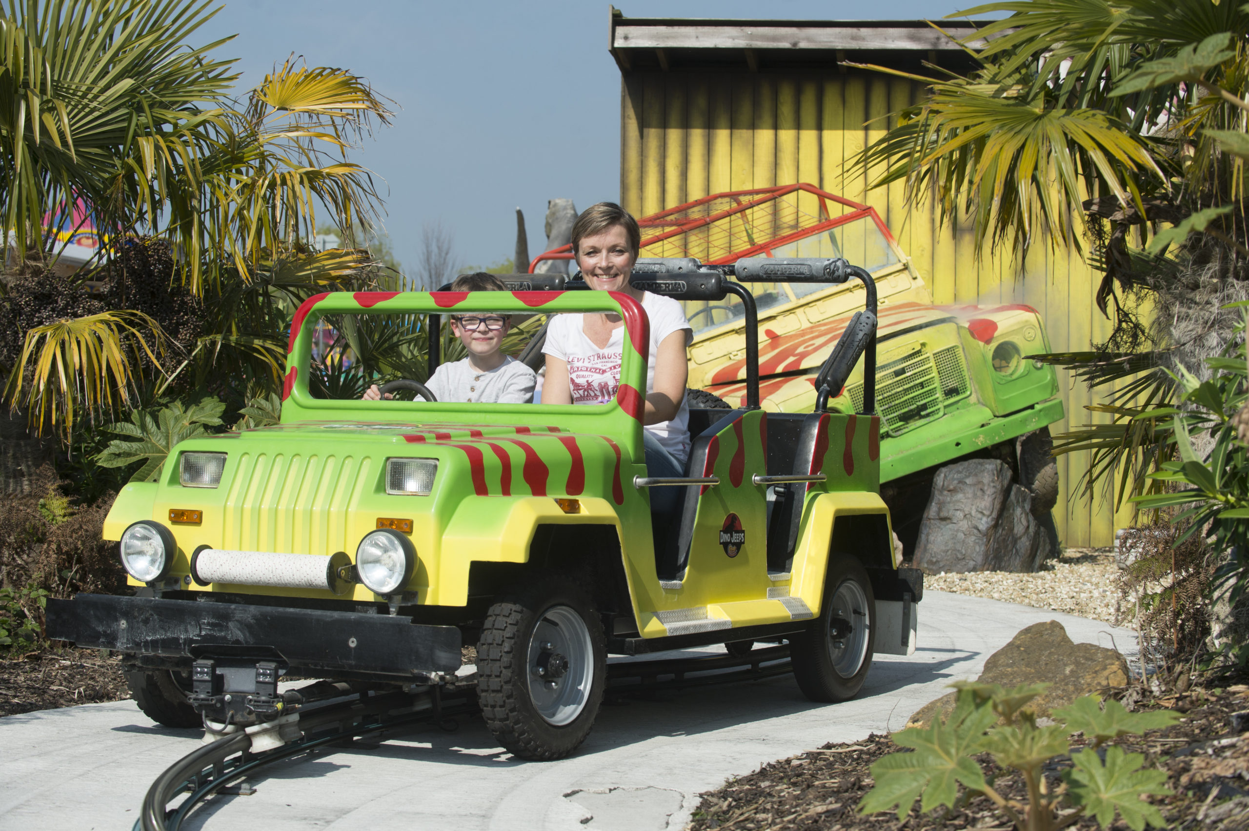 Dino Jeeps at Crealy Theme Park