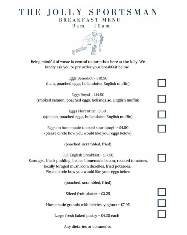 The Jolly Sportsman, East Chiltington, East Sussex, Stay in a Pub